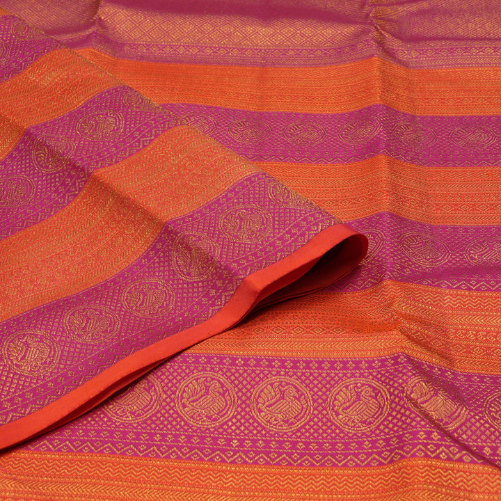 Hayagrivas Handloom Beige Kanjivaram Silk Saree KSBE127C7-5