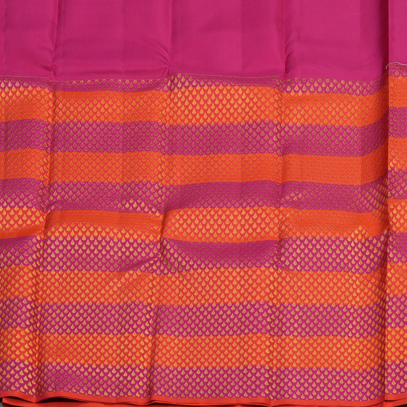 Hayagrivas Handloom Beige Kanjivaram Silk Saree KSBE127C7-5