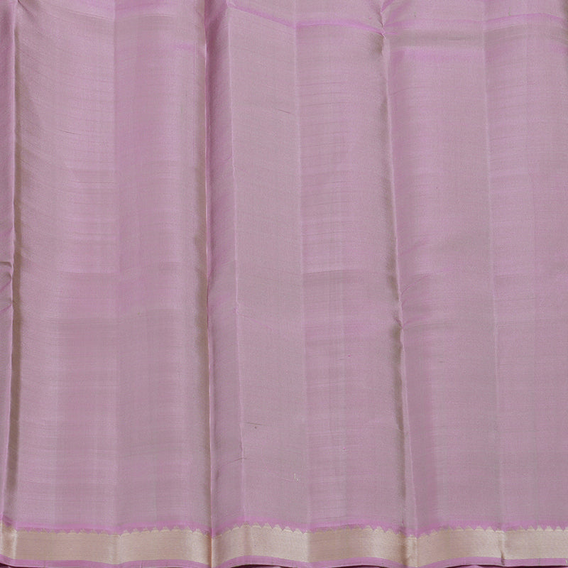 Hayagrivas Handloom Lemon Yellow Kanjivaram Silk Saree with Lotus Pink Border KSBE135C14-3