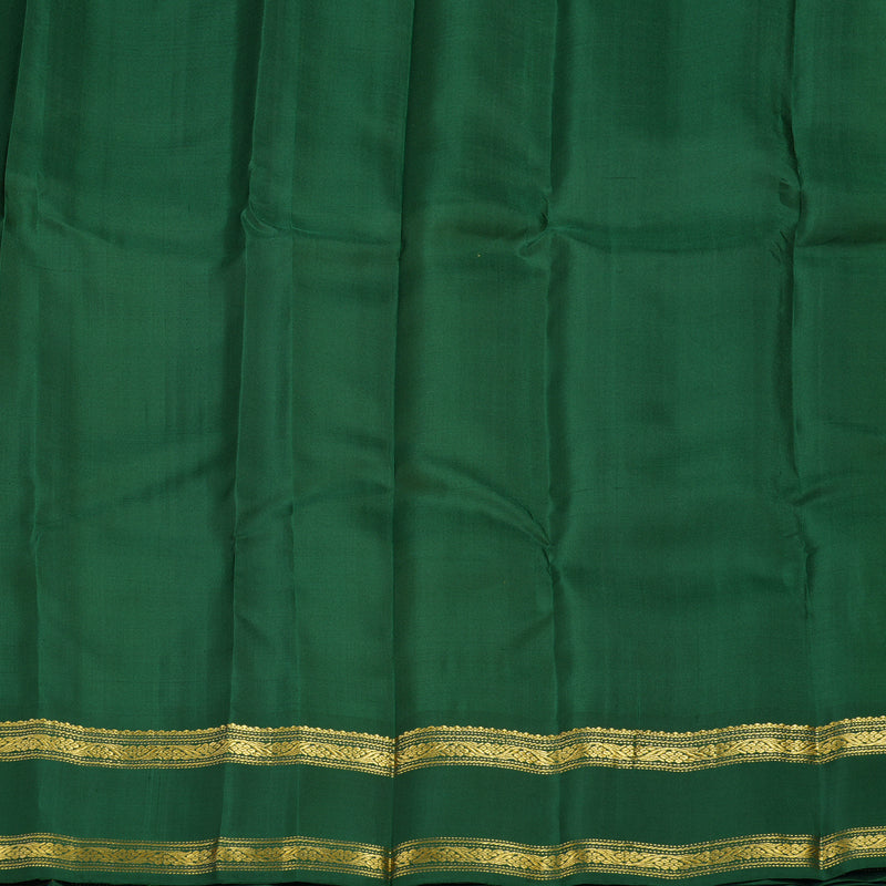 Hayagrivas Handloom Mustard Yellow Kanjivaram Silk Saree with Ganga Jamuna Border KSBE135C17-2
