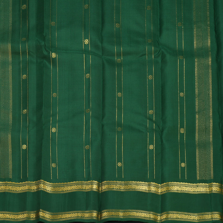 Hayagrivas Handloom Mustard Yellow Kanjivaram Silk Saree with Ganga Jamuna Border KSBE135C17-2