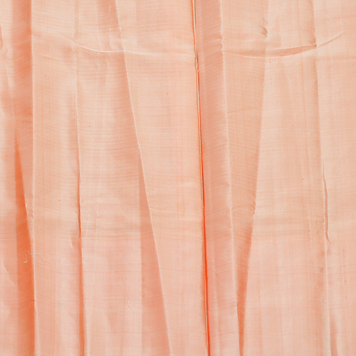 Hayagrivas Handloom Rust Orange Kanjivaram Silk Saree with Peach Orange Border KSBE135C4-1