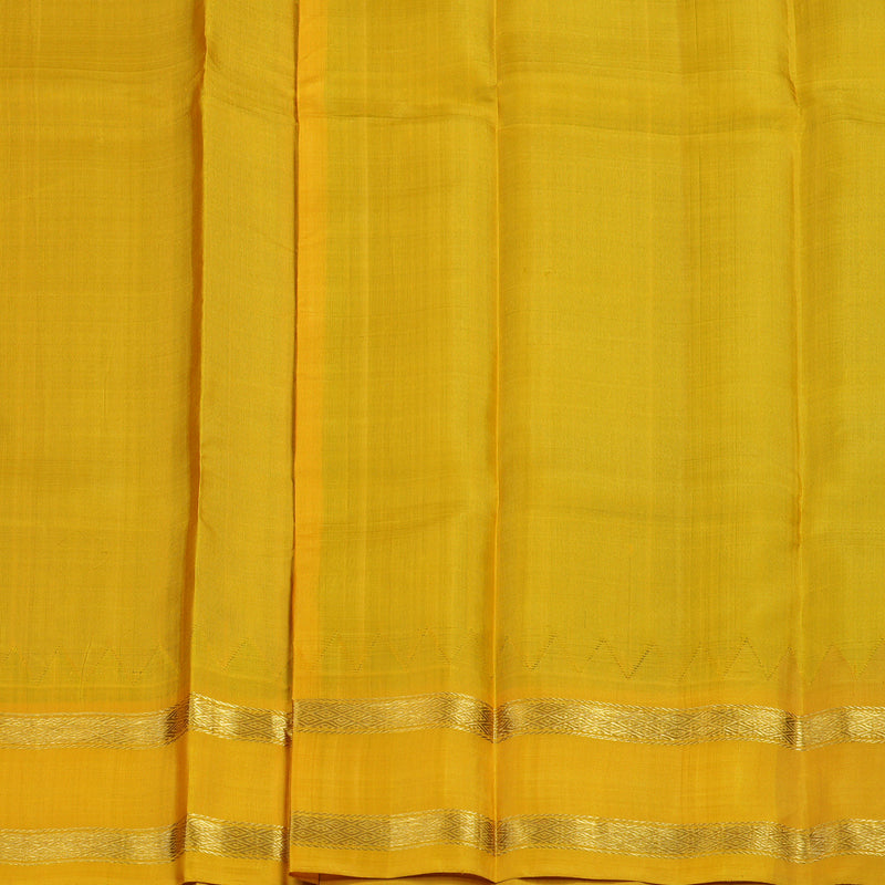 Hayagrivas Handloom Navy Blue Kanjivaram Silk Saree with Ganga Jamuna Border KSBE135C6-1