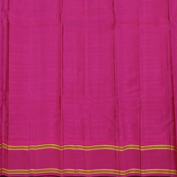 Hayagrivas Handloom Bottle Green Kanjivaram Silk Saree with Ganga Jamuna Border KSBE135C6-3