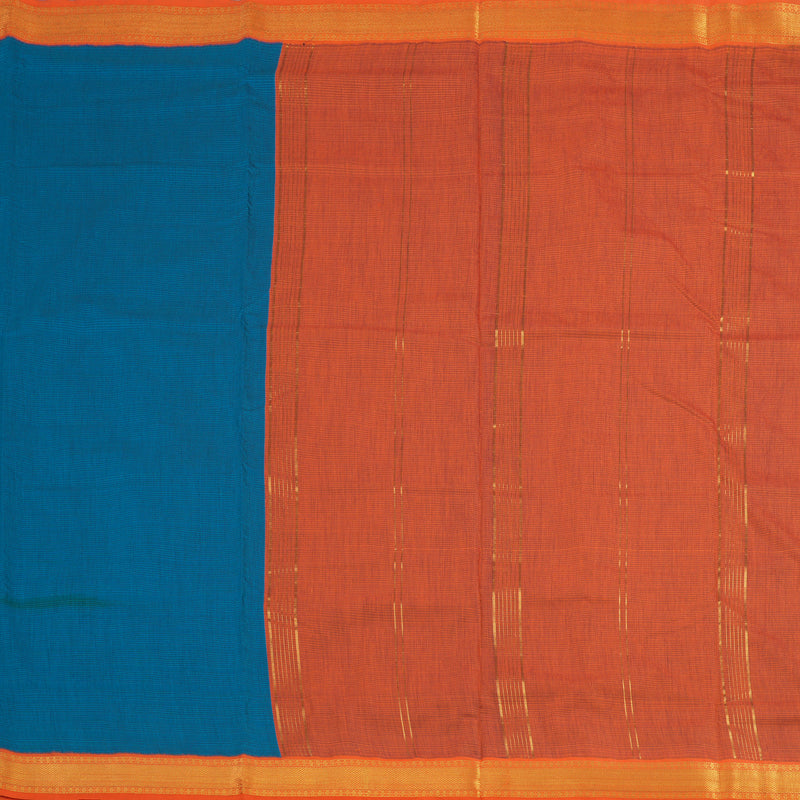Hayagrivas Ramar Blue Ten Yards Semi Silk Saree KSBE136C5-7