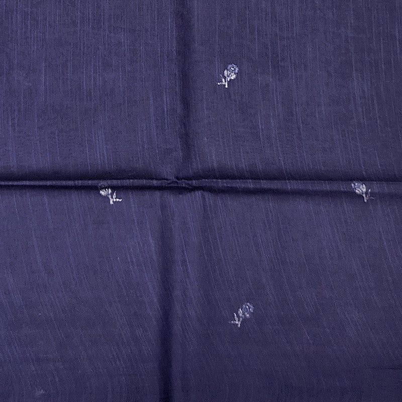 Hayagrivas Navy Blue Fancy Cotton Saree KSBE142C6-1