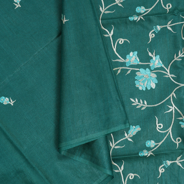 Hayagrivas Seafoam Green Fancy Cotton Saree KSBE142C6-7