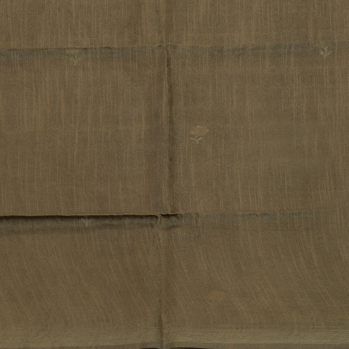 Hayagrivas Greenish-Brown Fancy Cotton Saree KSBE142C7-7