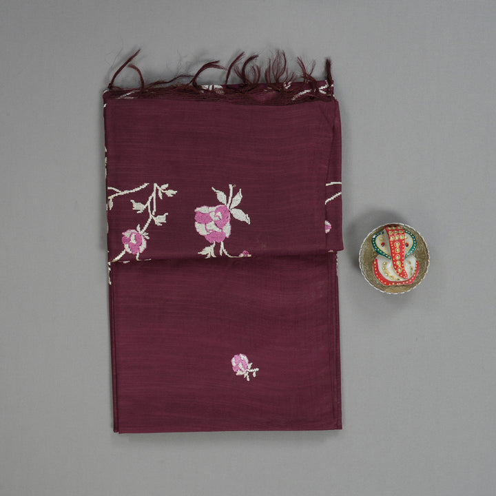 Hayagrivas Violet Fancy Cotton Saree KSBE142C8-4