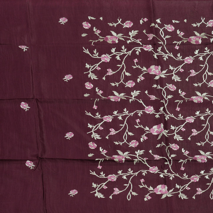 Hayagrivas Violet Fancy Cotton Saree KSBE142C8-4