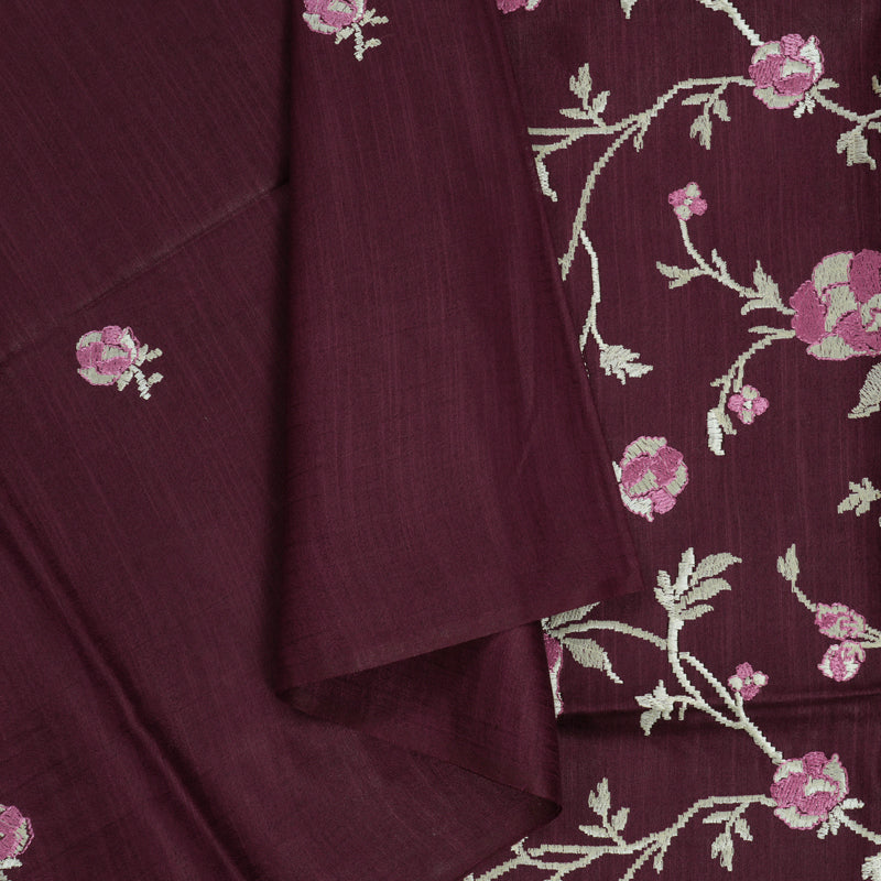 Hayagrivas Violet Fancy Cotton Saree KSBE142C8-4