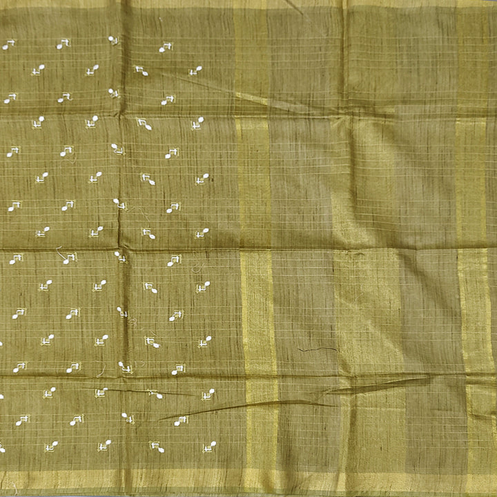 Hayagrivas Sage Green Fancy Cotton Saree KSBE143C10-4