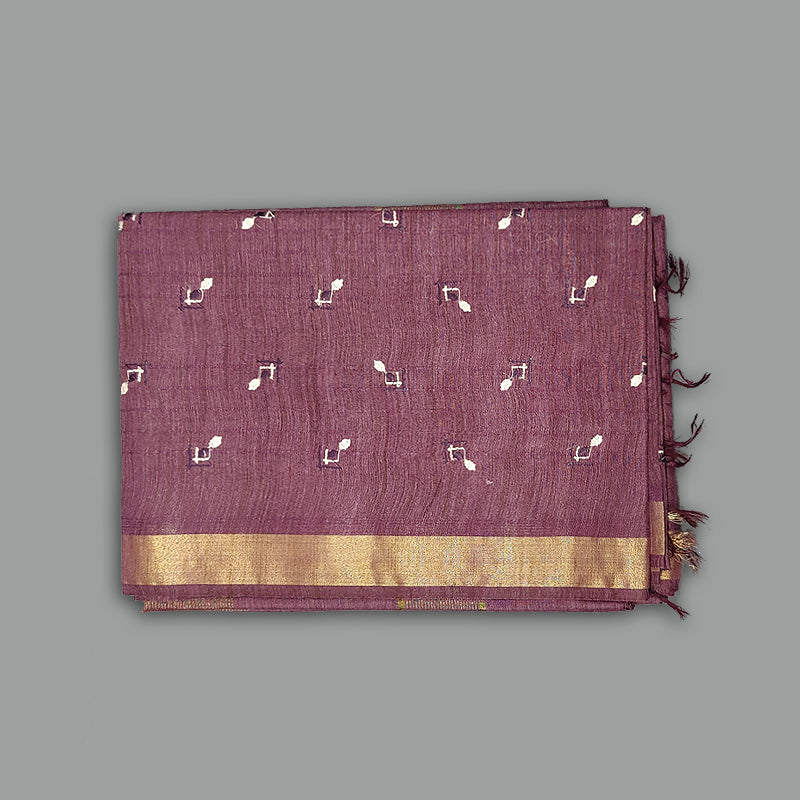 Hayagrivas Mauve Fancy Cotton Saree KSBE143C10-5