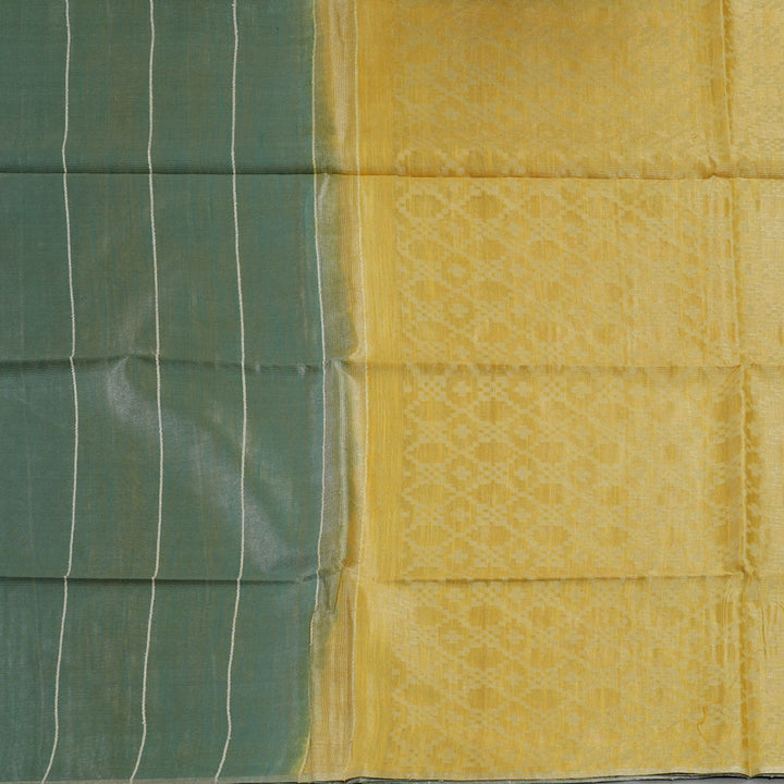 Hayagrivas Light Green Fancy Cotton Saree KSBE143C3-3