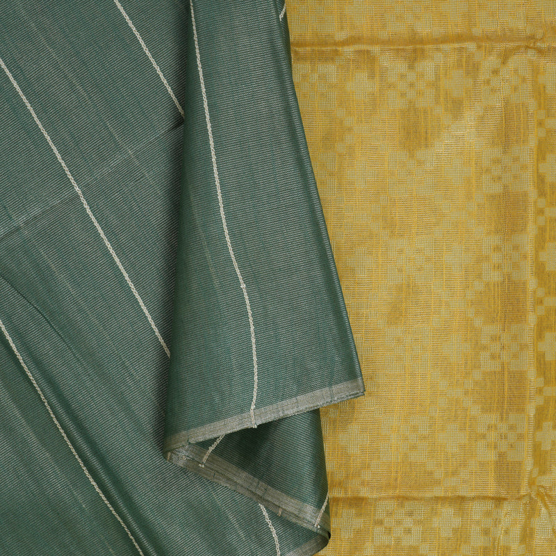 Hayagrivas Light Green Fancy Cotton Saree KSBE143C3-3