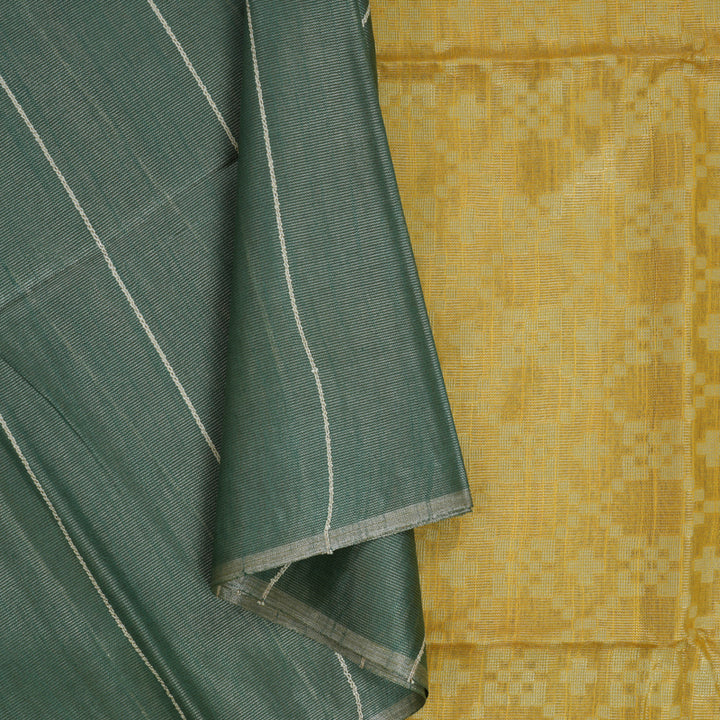 Hayagrivas Light Green Fancy Cotton Saree KSBE143C3-3