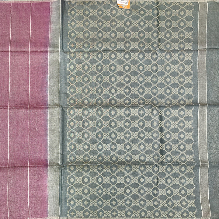 Hayagrivas Rosewood Pink Fancy Tissue Saree KSBE143C3-4