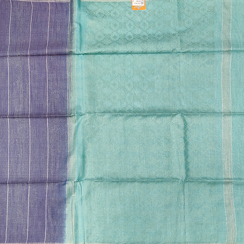 Hayagrivas Blue Fancy Tissue Saree KSBE143C3-7