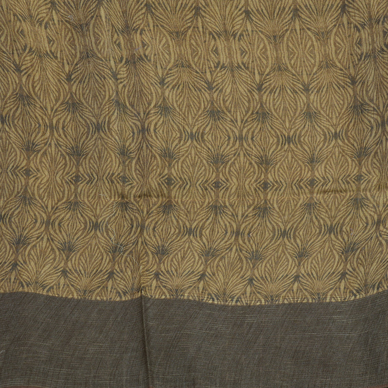 Hayagrivas Beige Fancy Cotton Saree KSBE143C4-2