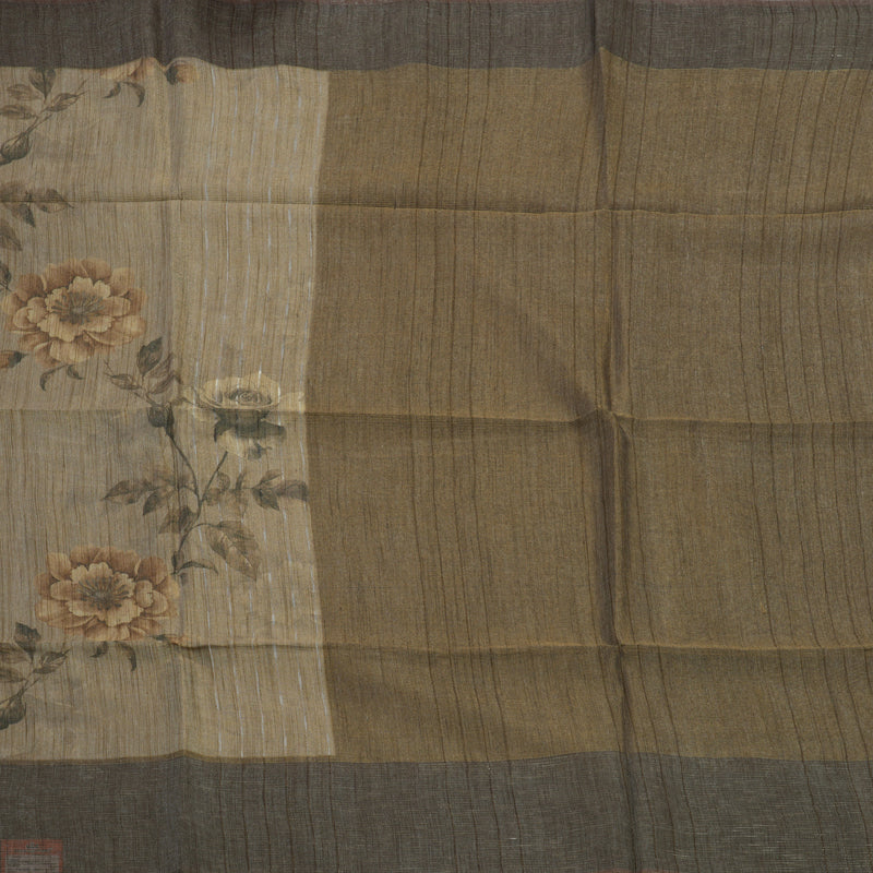 Hayagrivas Beige Fancy Cotton Saree KSBE143C4-2