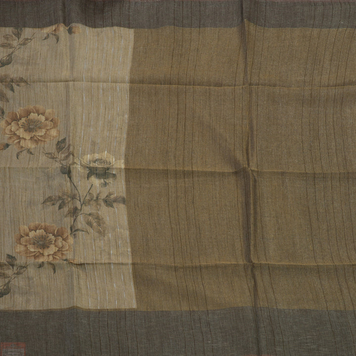 Hayagrivas Beige Fancy Cotton Saree KSBE143C4-2