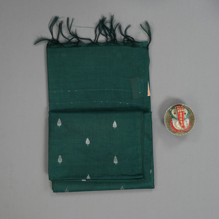 Hayagrivas Ramar Green Fancy Cotton Saree KSBE145C3-7