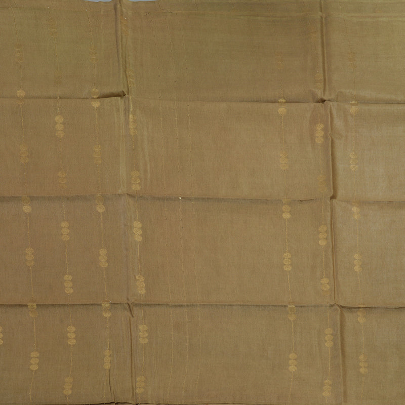 Hayagrivas Khaki Brown Fancy Cotton Saree KSBE145C4-6