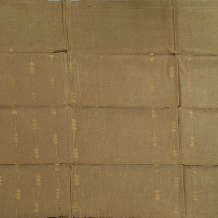 Hayagrivas Khaki Brown Fancy Cotton Saree KSBE145C4-6