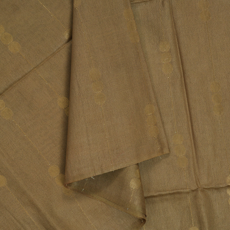 Hayagrivas Khaki Brown Fancy Cotton Saree KSBE145C4-6