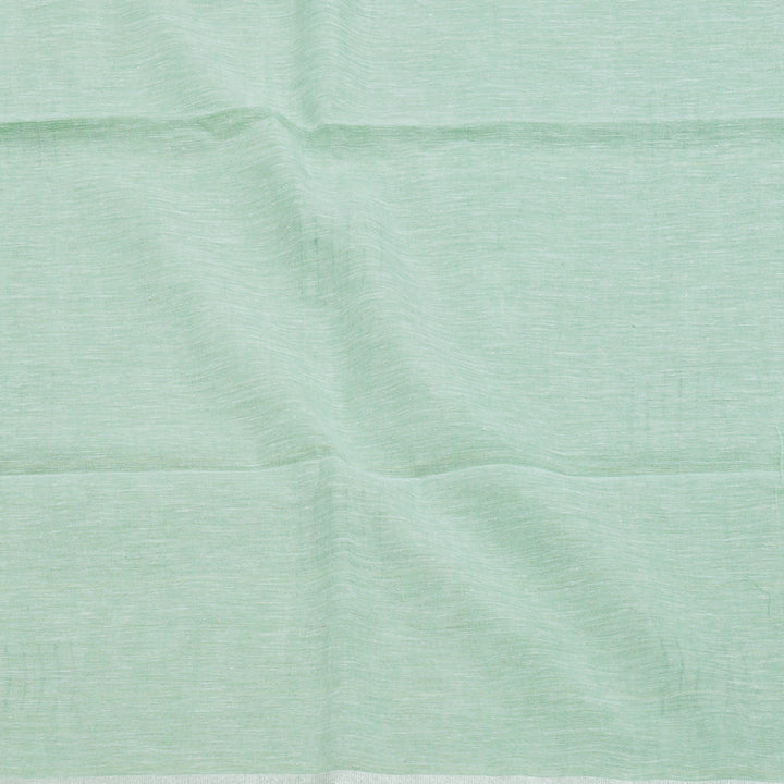 Hayagrivas Pista Green Handloom Linen Saree KSBE147C10-2