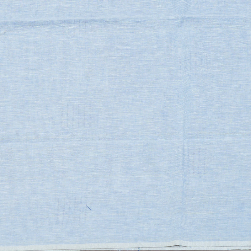 Hayagrivas Powder Blue Handloom Linen Saree KSBE147C10-3