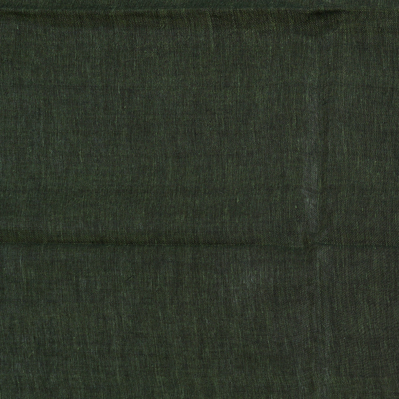 Hayagrivas Mehandi Green Handloom Linen Saree KSBE147C7-4