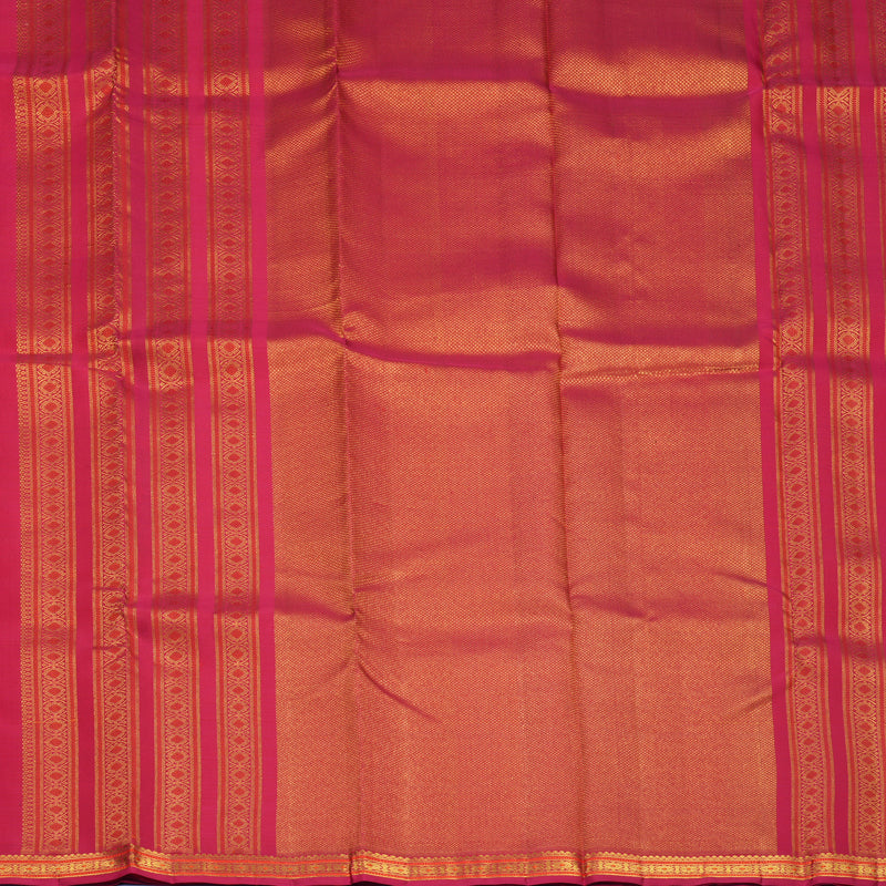 Hayagrivas Handloom Reddish-Pink Kanjivaram Silk Saree KSBE149C9-2