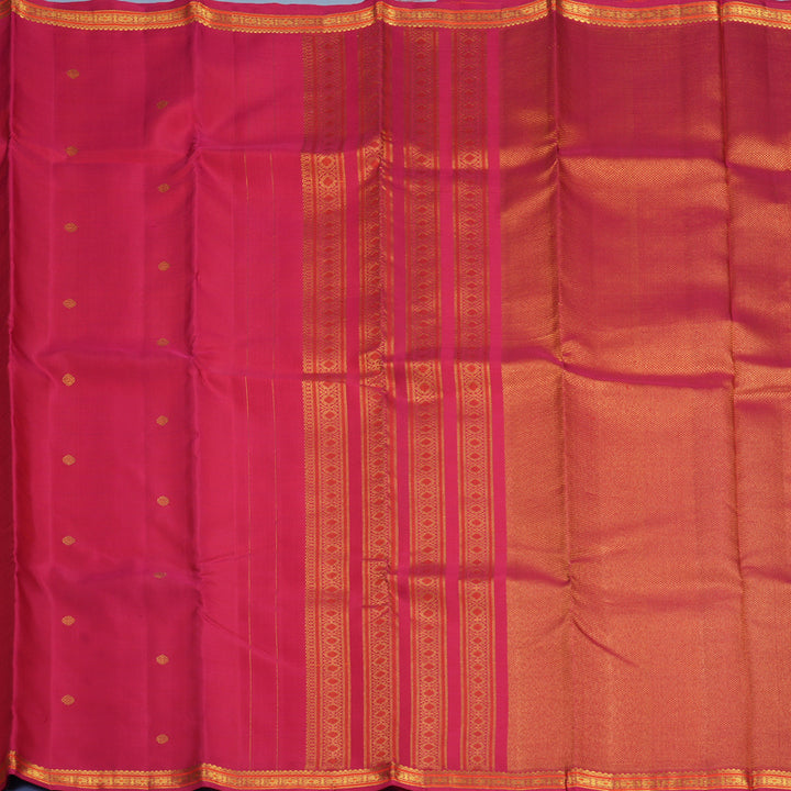 Hayagrivas Handloom Reddish-Pink Kanjivaram Silk Saree KSBE149C9-2