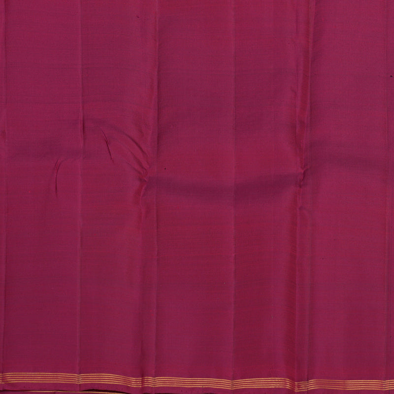 Hayagrivas Handloom Dark Chocolate Brown Kanjivaram Silk Saree KSBE150C1-2