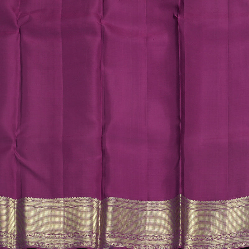 Hayagrivas Handloom Violet Kanjivaram Silk Saree with Vadamalli Border KSBE150C11-1
