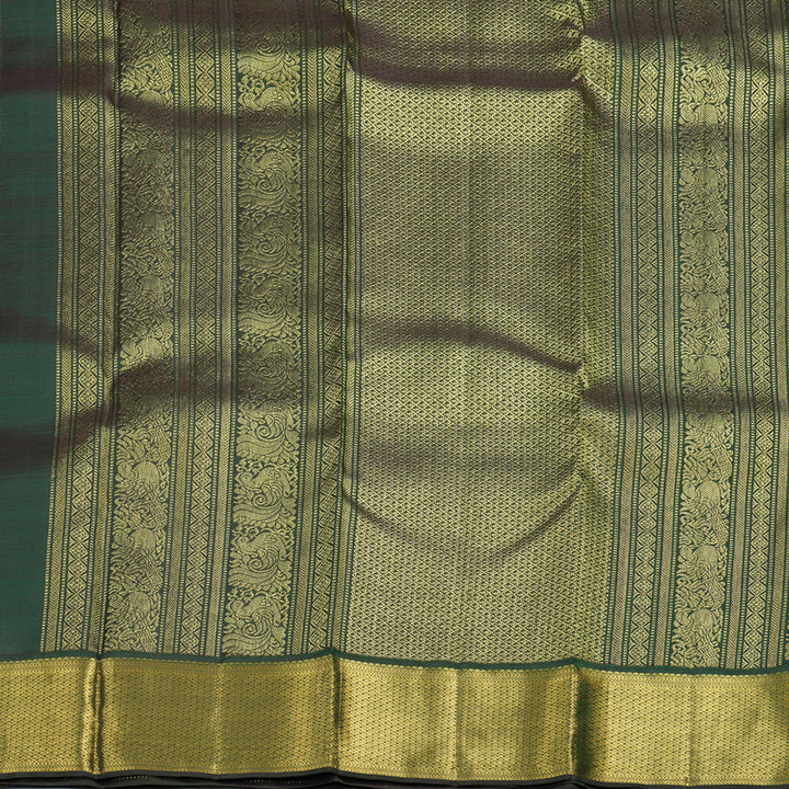 Hayagrivas Handloom Lotus Pink Kanjivaram Silk Saree with Karum Pachai Border KSBE150C27-3