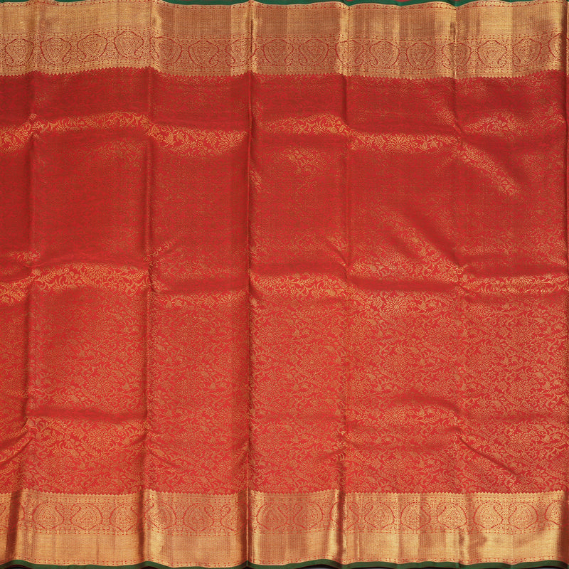 Hayagrivas Handloom Red Kanjivaram Silk Saree KSBE152C1-1