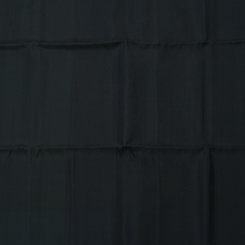 Hayagrivas Dark Grey Handloom Soft Silk Saree with Black Border KSBE20I3-11