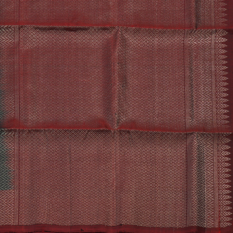 Hayagrivas Black Handloom Soft Silk Saree KSBE20I3-12
