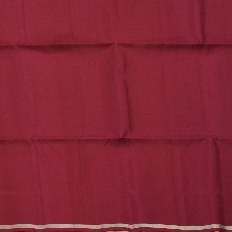 Hayagrivas Lemon Yellow Handloom Soft Silk Saree KSBE20I3-4