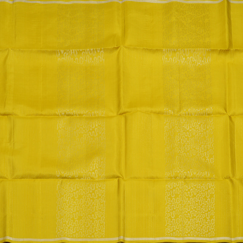 Hayagrivas Lemon Yellow Handloom Soft Silk Saree KSBE20I3-4