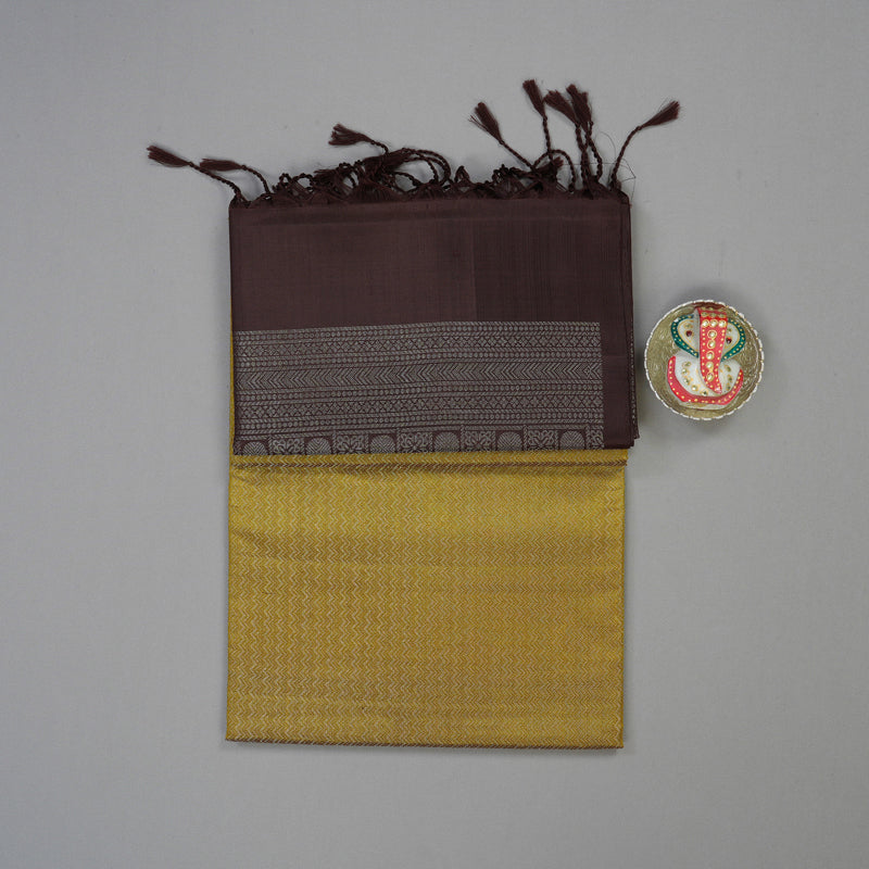 Hayagrivas Metallic Gold Pure Soft Silk Saree KSBE20I3-7