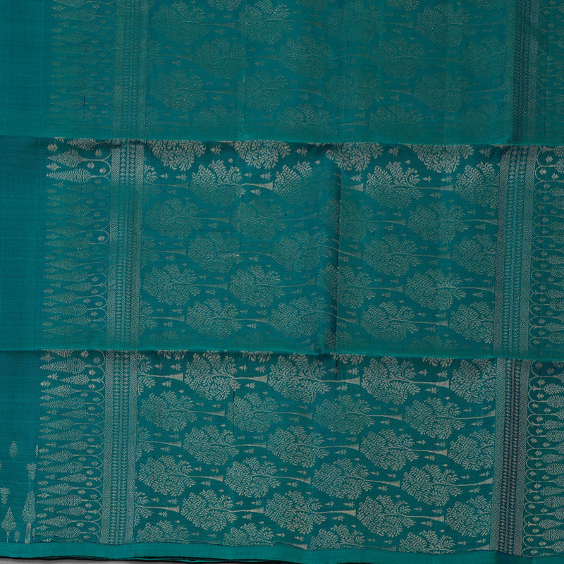 Hayagrivas Peacock Green Pure Soft Silk Saree KSBE20I4-1