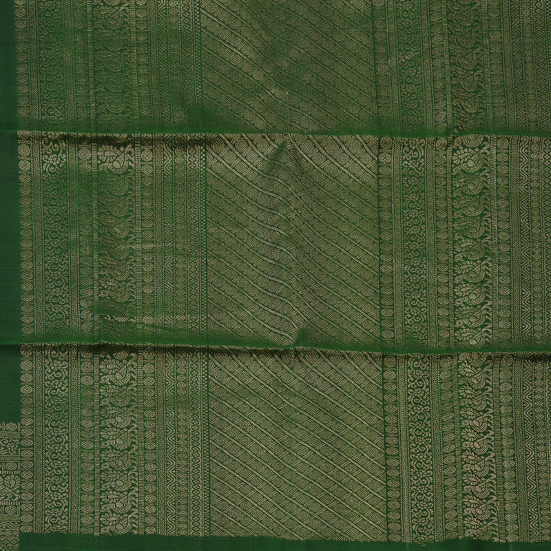 Hayagrivas Dark Mehandi Green Handloom Soft Silk Saree KSBE20I4-3