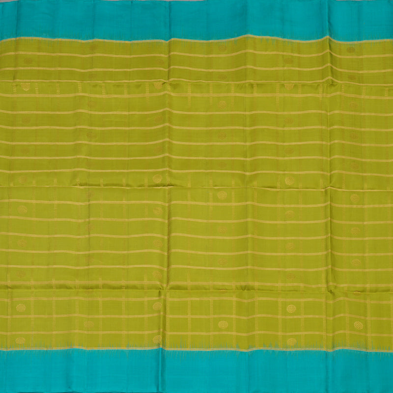 Hayagrivas Parrot Green Pure Soft Silk Saree KSBE22I18-1