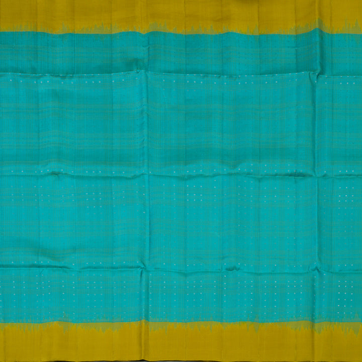 Hayagrivas Sea Blue Pure Soft Silk Saree KSBE22I20-1
