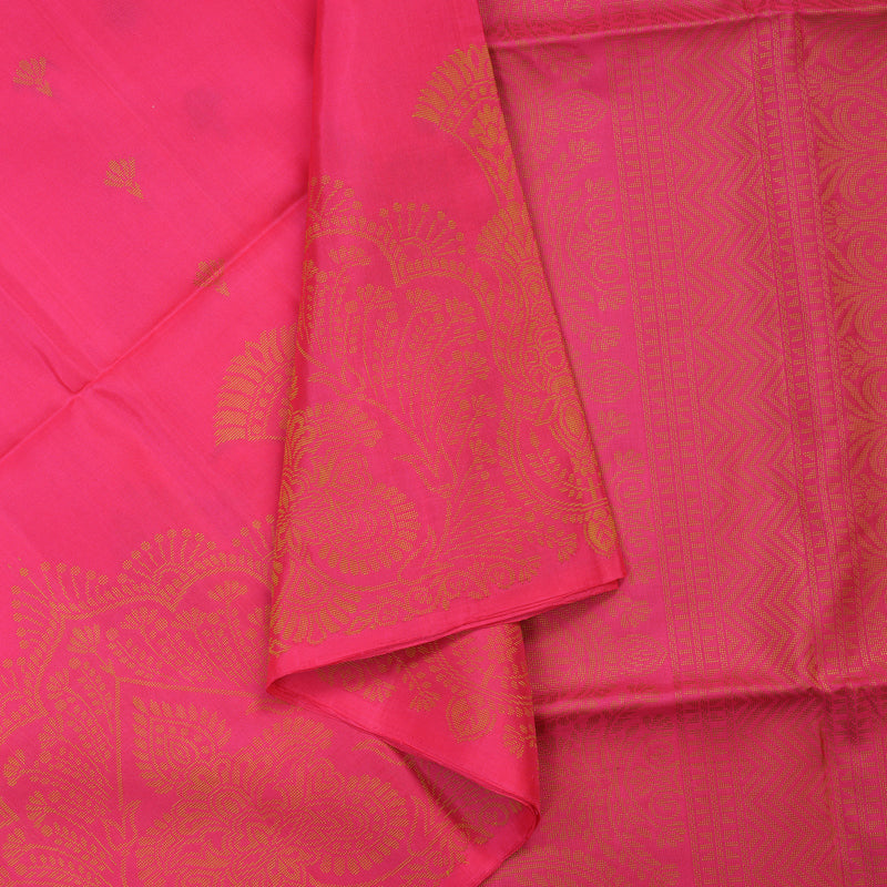 Hayagrivas Pink Pure Soft Silk Saree KSBE22I24-1