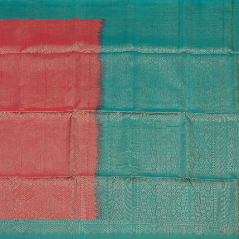 Hayagrivas Peach Pink Pure Soft Silk Saree KSBE22I27-2