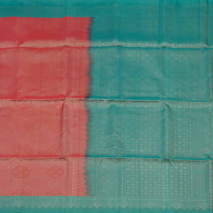 Hayagrivas Peach Pink Pure Soft Silk Saree KSBE22I27-2